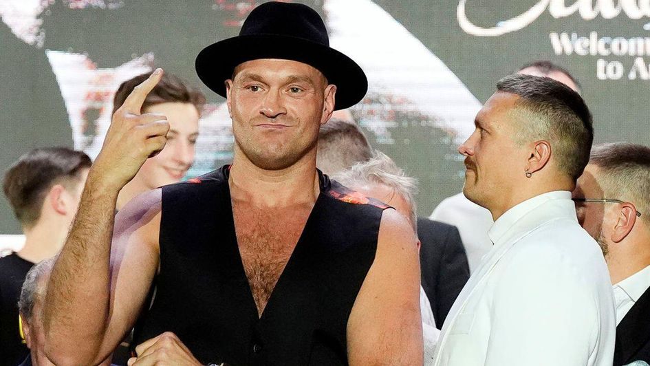 Tyson Fury and Oleksandr Usyk