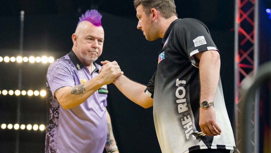 Callan Rydz beat Peter Wright (Picture: Kais Bodensieck/PDC Europe)