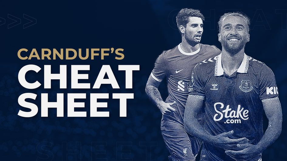 Cheat Sheet - Liverpool v Everton tips
