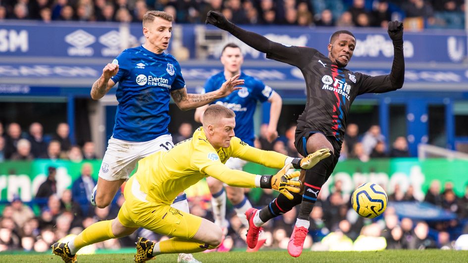 Jordan Pickford: England goalkeeper is under fire at Everton