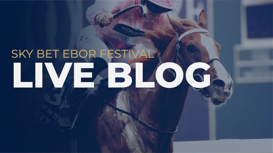 Follow all the Sky Bet Ebor Festival action live