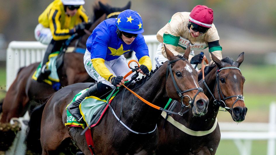 Beacon Edge on the way to victory at Wetherby