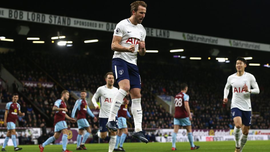 Tottenham's Harry Kane celebrates