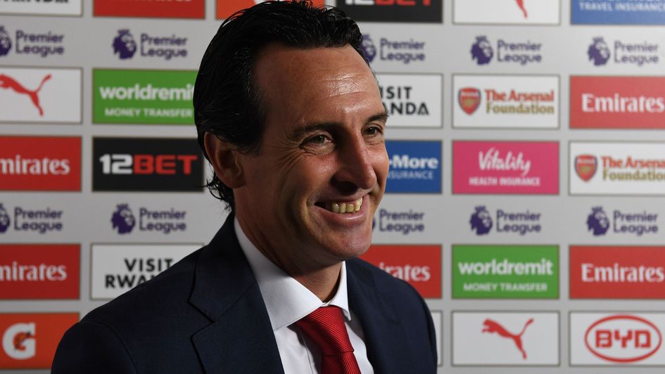 Unai Emery: The Spaniard was pleased to get his first Premier League win