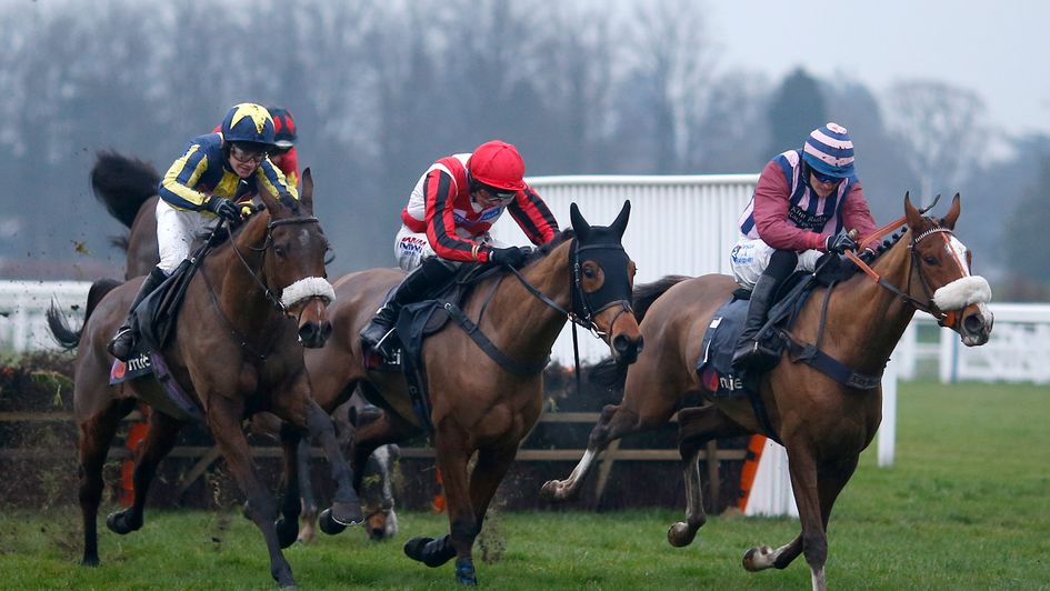 Kalondra (left) can make a winning start over fences