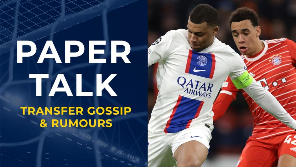 Paper Talk graphic with Kylian Mbappe and Jamal Musiala