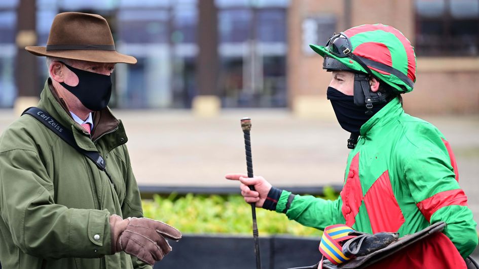 Brian Hayes (right) rode Mr Incredible for trainer Willie Mullins