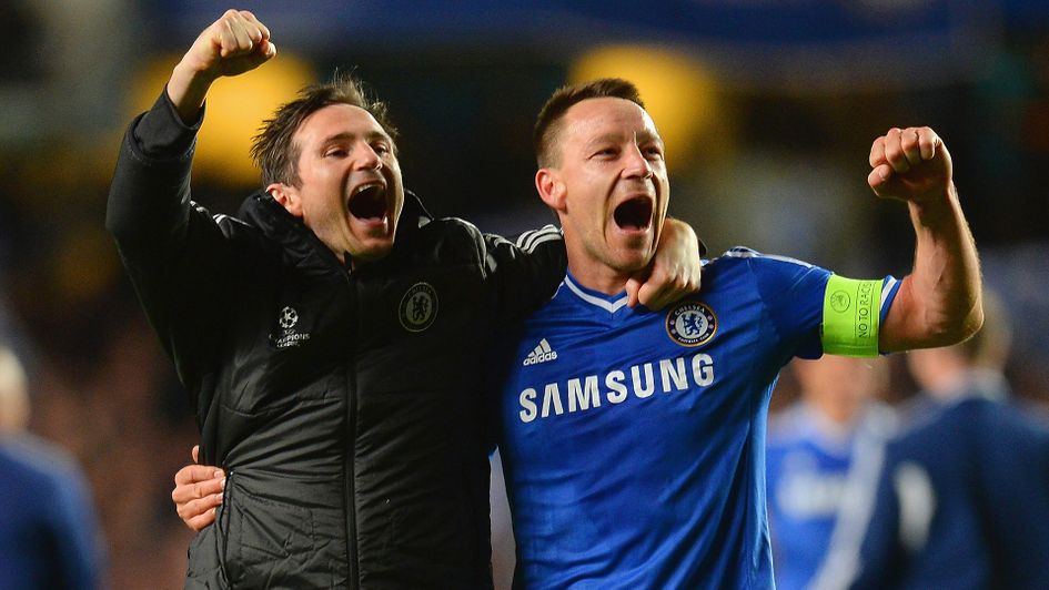 Frank Lampard with John Terry