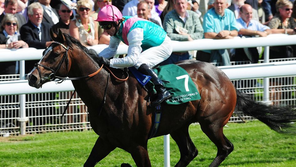 Showcasing wins the Gimcrack at York