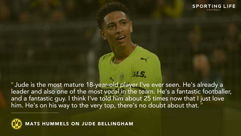 Mats Hummels on Jude Bellingham