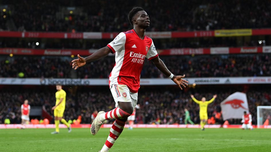 Arsenal's Bukayo Saka