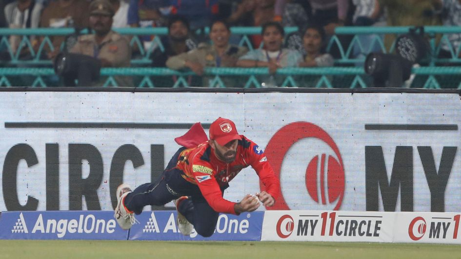 Glenn Maxwell on fire in the field