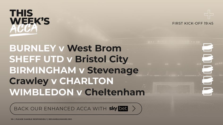CLICK HERE to back our 20/1 acca!