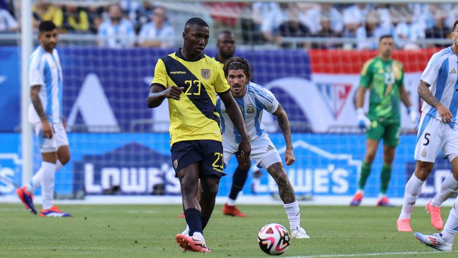 Ecuador midfielder Moises Caicedo