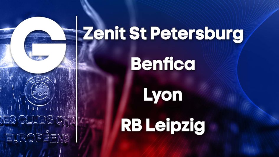 Champions League Group G: Zenit St Petersburg, Benfica, Lyon, RB Leipzig