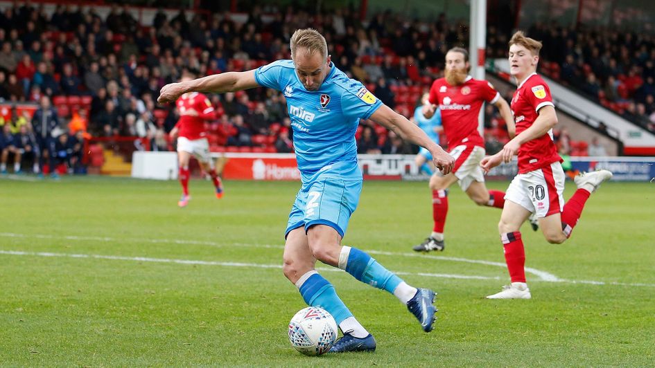 Luke Varney scores for Cheltenham