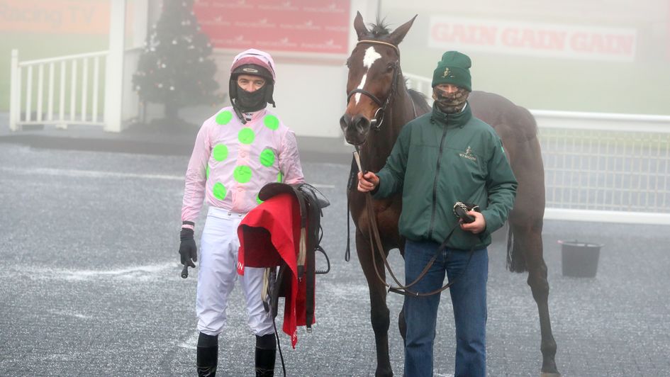 Patrick Mullins (left) with Min