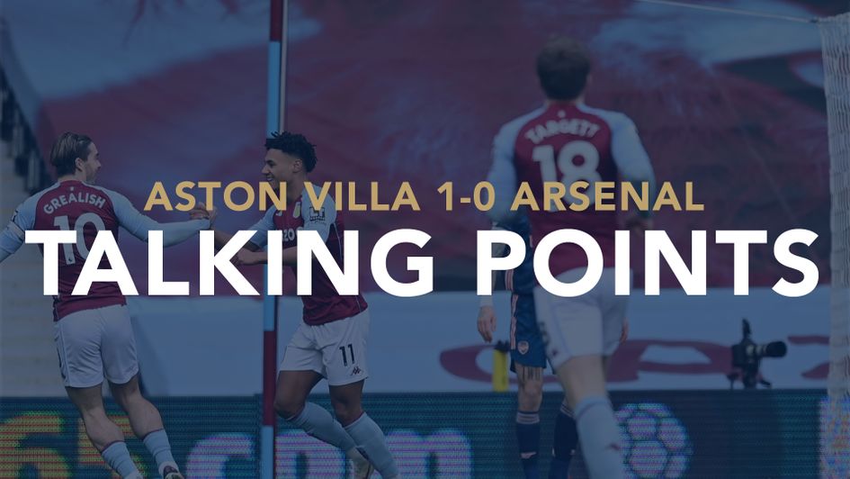 We look at four major talking points from Aston Villa's victory over Arsenal