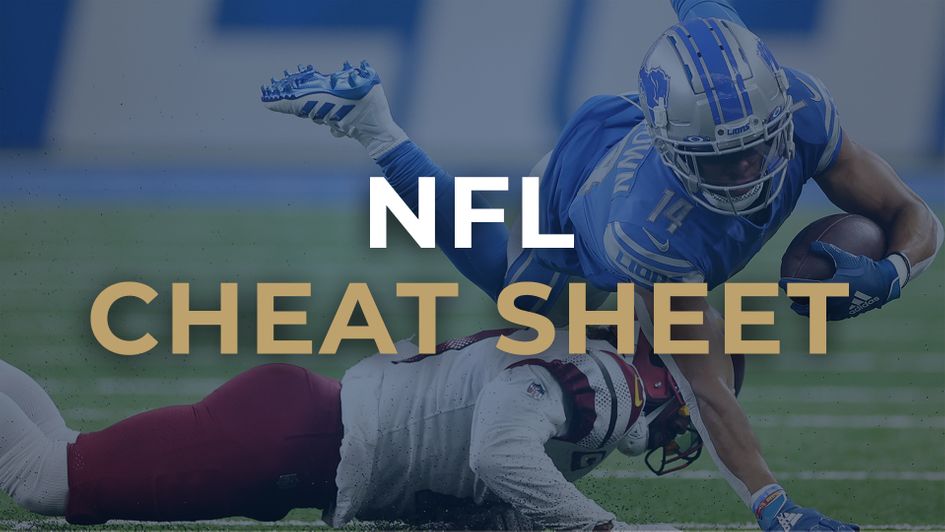 NFL Week 3 Cheat Sheet