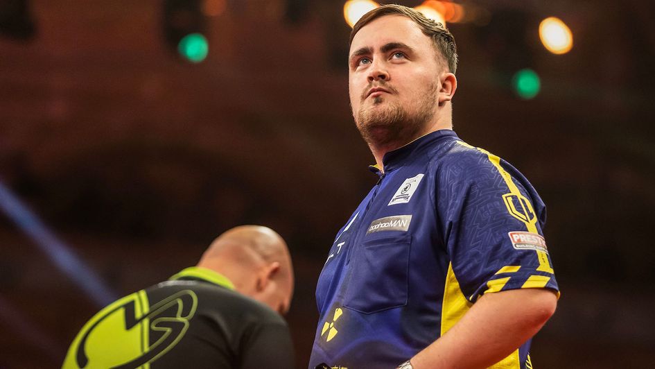 Luke Littler was beaten by Michael van Gerwen (Picture: PDC)