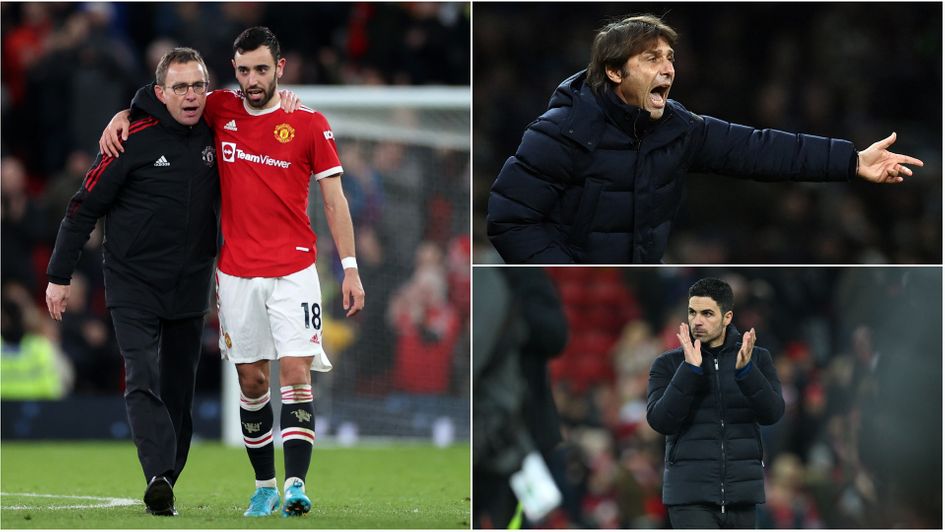 Ralf Rangick, Antonio Conte and Mikel Arteta are in for a long battle to claim fourth place