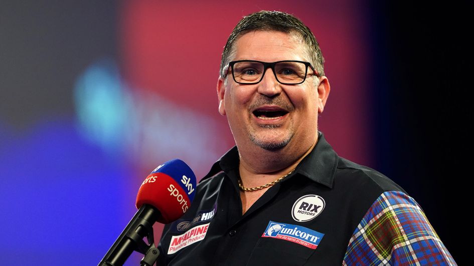 Gary Anderson after beating Luke Humphries