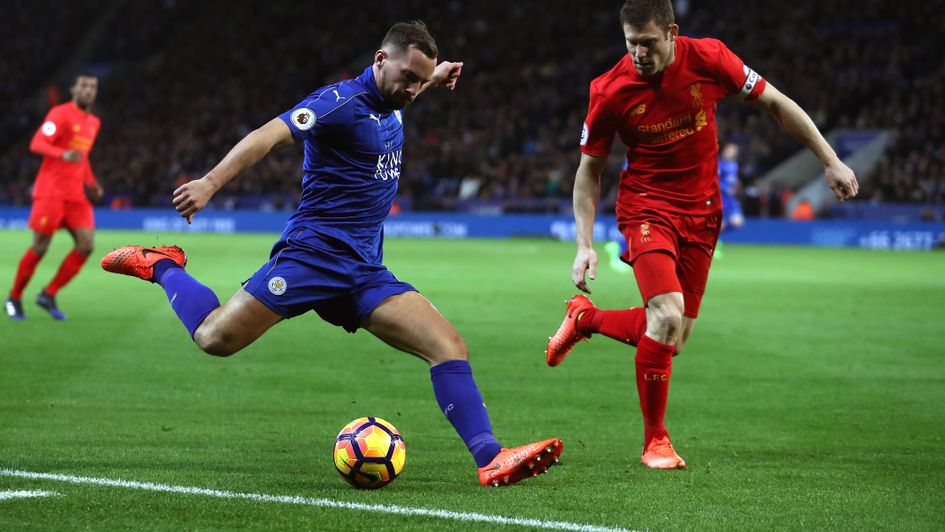 Danny Drinkwater (L) has joined Chelsea