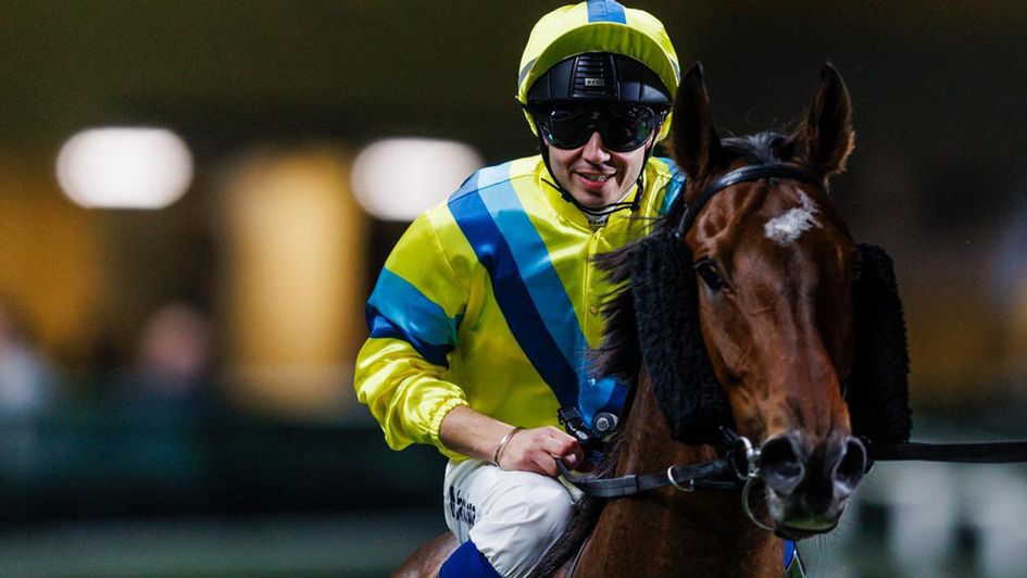 Mickael Barzalona after pouncing on Aurora Lady