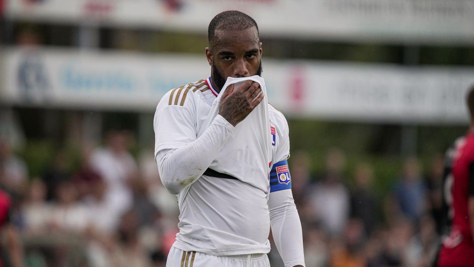 Lyon striker and captain Alexandre Lacazette