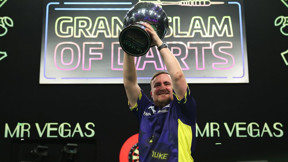 Luke Littler wins the Grand Slam of Darts (Picture: PDC)