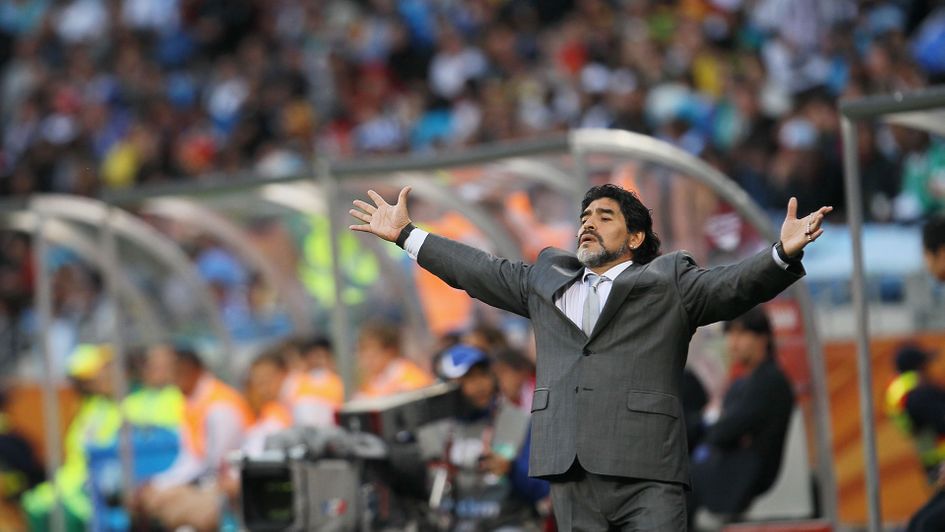 Diego Maradona was later the manager of Argentina