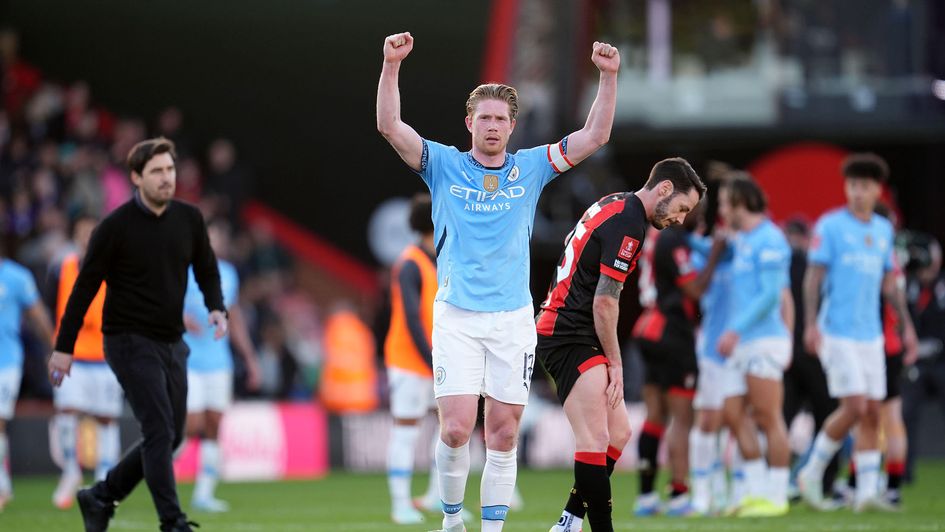 Manchester City celebrate their victory