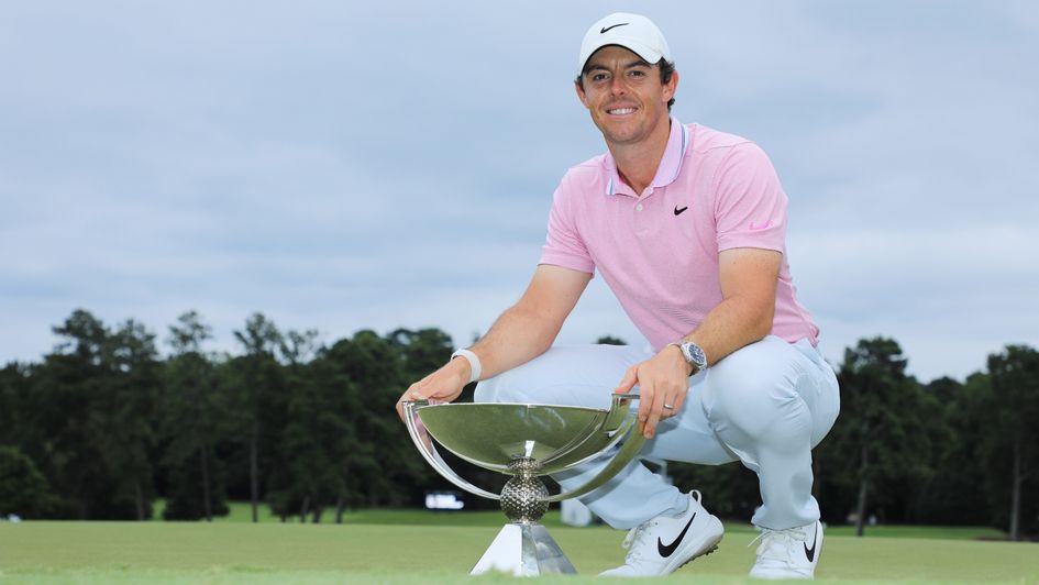 Rory McIlroy, pictured with the FedEx Cup trophy in Atlanta, Georgia