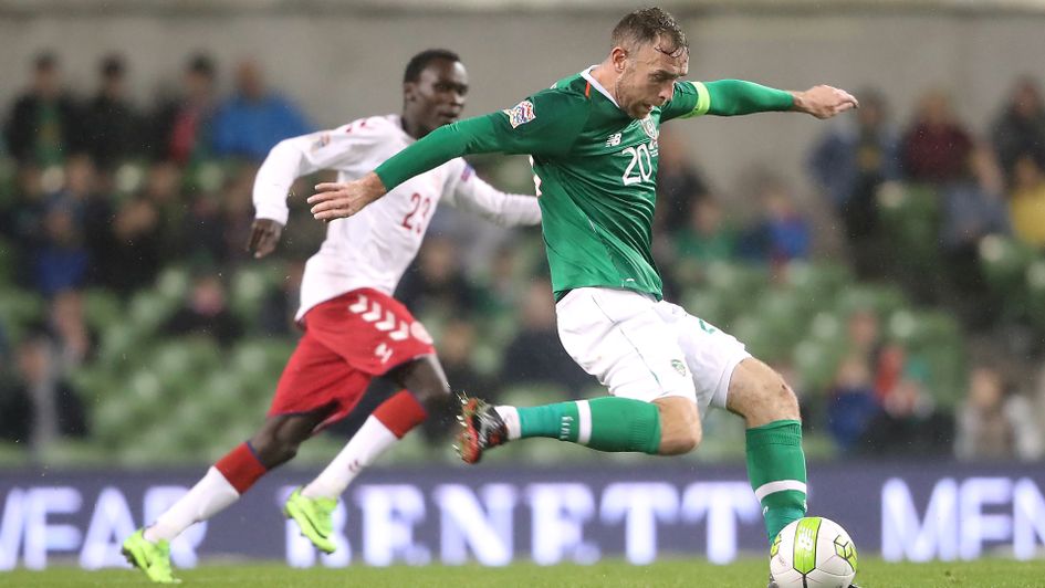 Richard Keogh in action for the Republic of Ireland