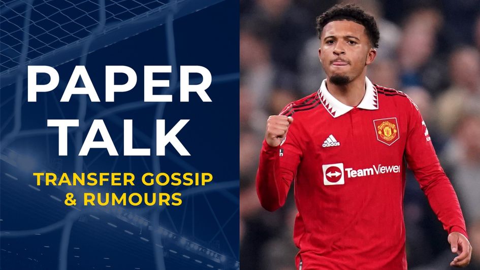 Paper Talk graphic with Jadon Sancho