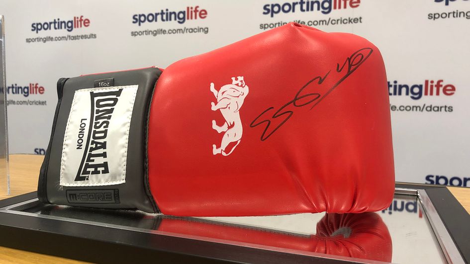 kell brook signed glove