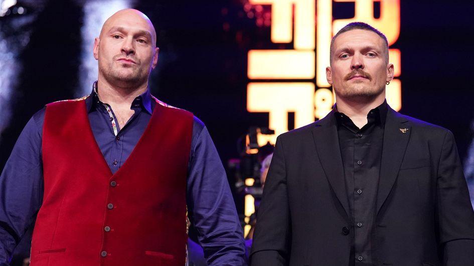 Tyson Fury and Oleksandr Usyk
