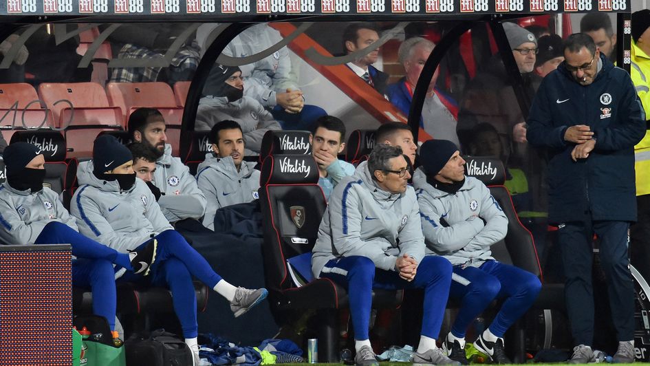 Maurizio Sarri: A frustrating evening at Bournemouth for the Italian's Chelsea side