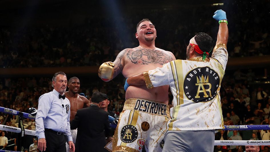 Andy Ruiz Jr stunned Anthony Joshua in New York