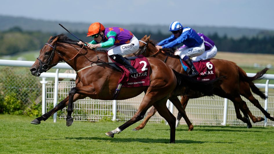 Lady Bowthorpe came down the outside to land the Nassau Stakes
