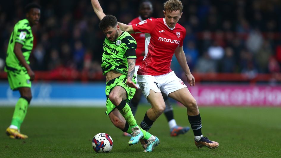 Michael Mellon in action for Morecambe