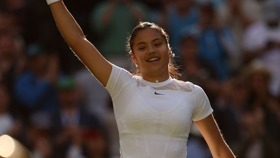 Emma Raducanu at Wimbledon