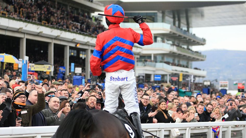 The Chetltenham crowd salute Sprinter Sacre