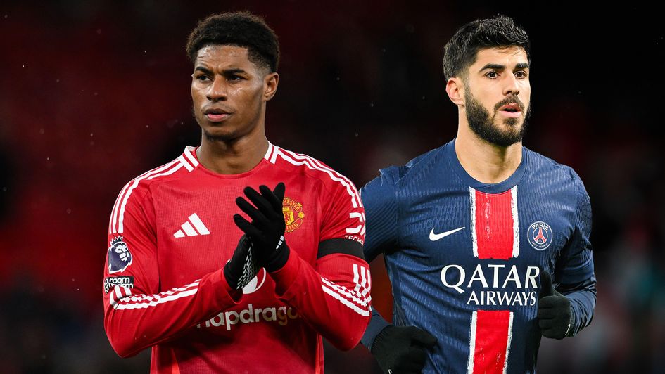 Marcus Rashford and Marco Asensio