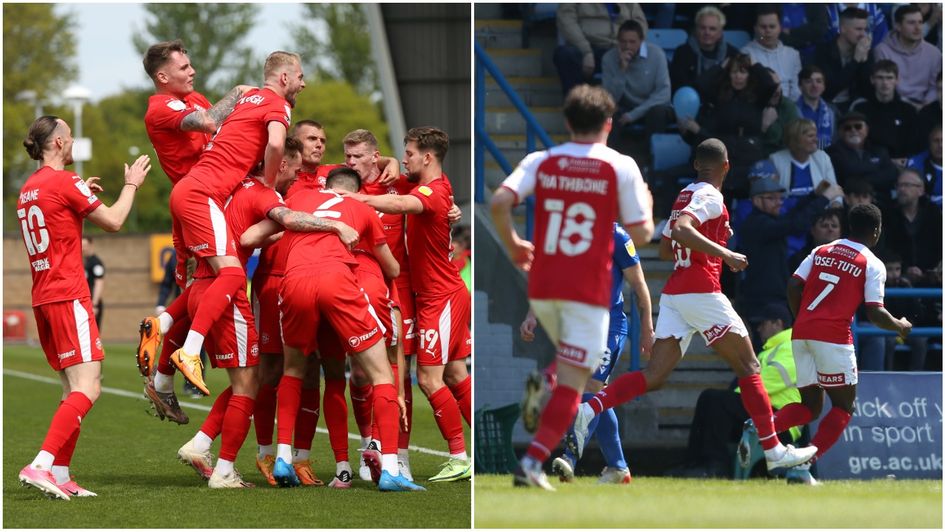 Wigan and Rotherham were promoted to the Championship with wins on the final day