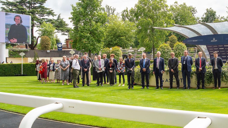 A minute's silence at Ascot being observed for Carol, Louise and Hannah Hunt