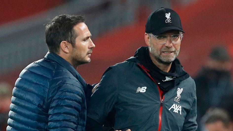 Frank Lampard and Jurgen Klopp