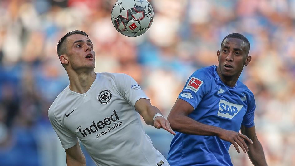 Joshua Brenet (right) in action against Eintracht Frankfurt