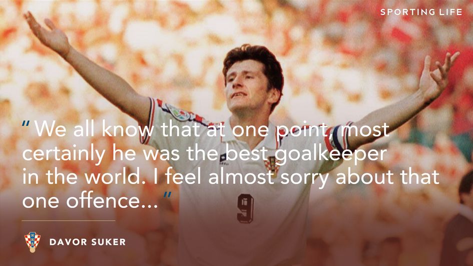 Davor Suker on lobbing Peter Schmeichel at Euro '96