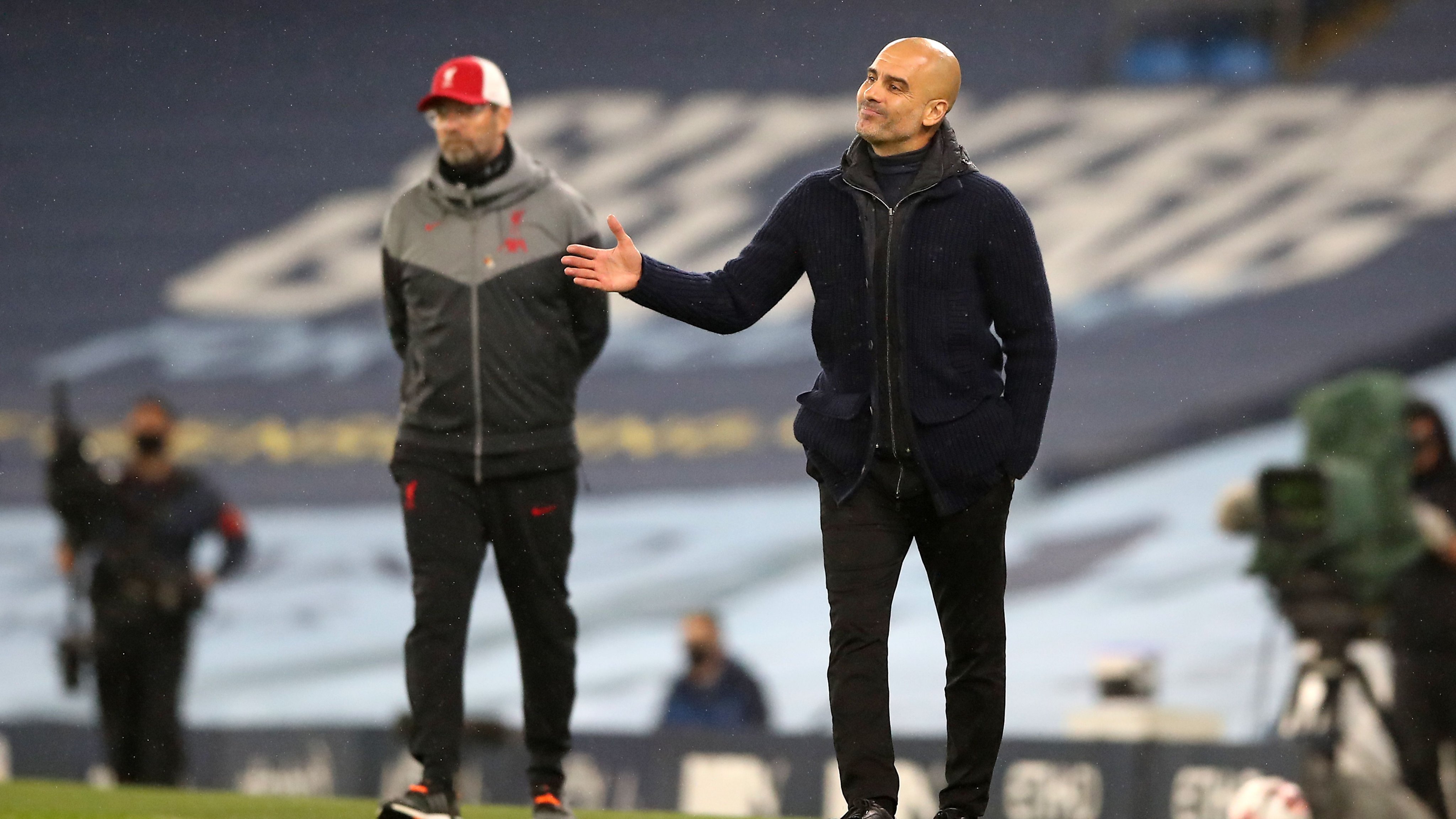 Lexica - highly detailed pep guardiola and jurgen klopp playing chess  gracefully